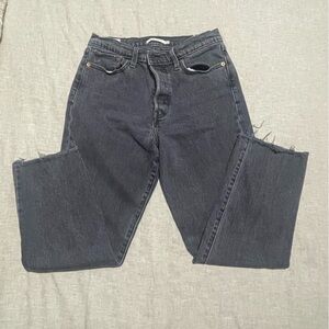 Levi’s Black Widgie Straight Leg Jeans